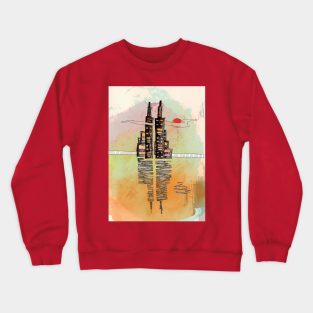 city shadow Crewneck Sweatshirt